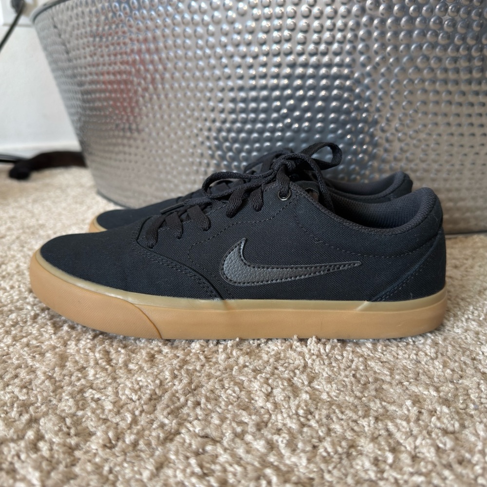Nike Black and Tan Sneakers
